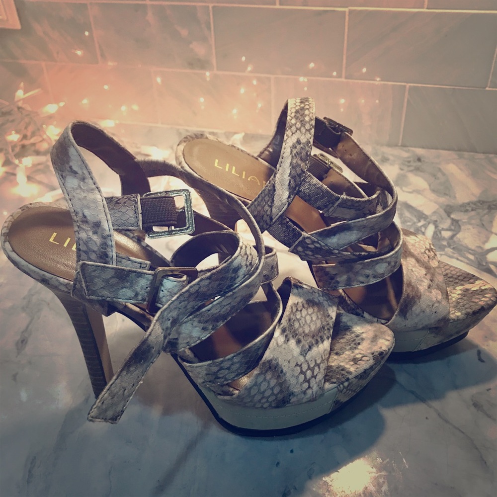 Hot🔥Hot🔥Hot Python Print Heels